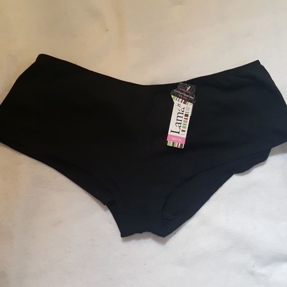 Lamaze Intimates & Sleepwear Lamaze Black Maternity Boy Leg Panties